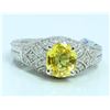 Image 1 : YELLOW SAPPHIRE OVAL 1.91CT