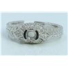 Image 2 : 14K WHITE GOLD RING 5.93 GRAM  DIAMOND 0.20CT SIDES