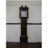 Image 1 : A PROVINCIAL LONGCASE CLOCK,  circa 1800, oak cased, 30cm painted Roman dial signed ' Noon and Bu...