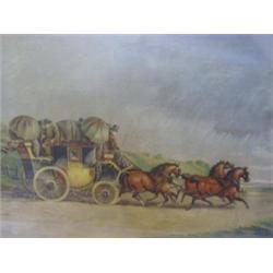 A PAIR OF COACHING SCENES,  colour process prints, 35cm x 50cm (2)  20-30...