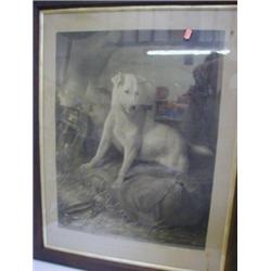 PRATT I. B. AFTER E. DOUGLAS, 'The Bagged Fox' steel engraving c1860, plate size 60cm by 45cm  30...