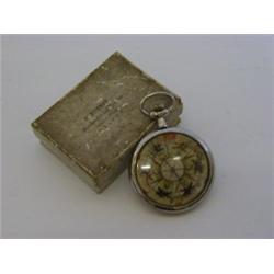 A NOVELTY HORSE RACING POCKET GAME, formed as a topwind pocket watch, chroium case 20-30...