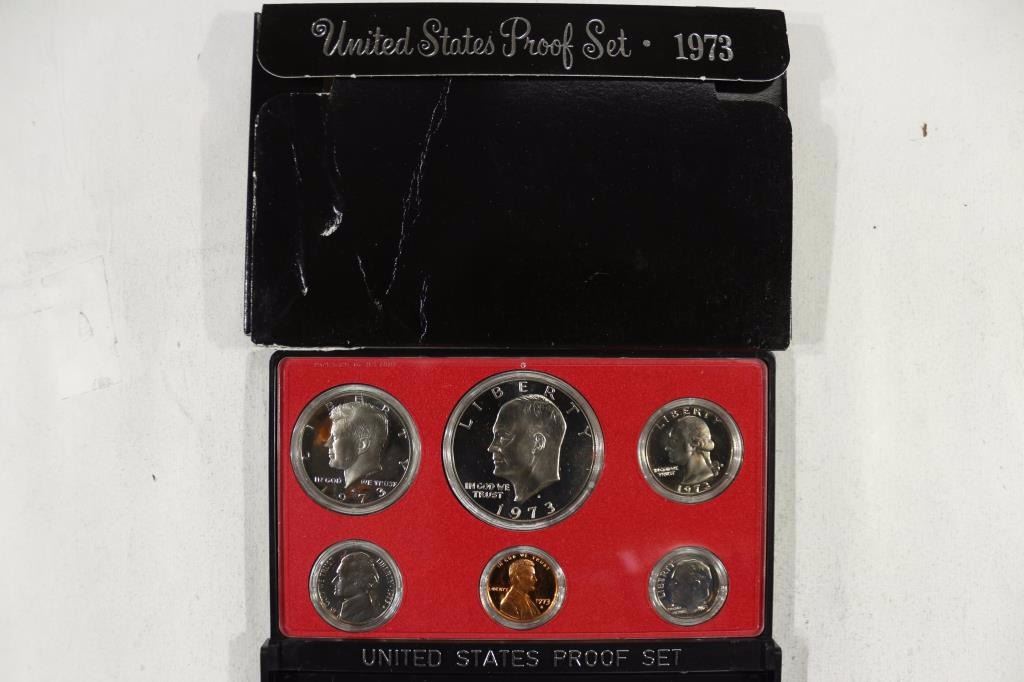 1973 US PROOF SET (WITH BOX)