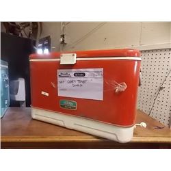VINTAGE THEROMS METAL COOLER- FROM THE SET OF " DEAD OF SUMMER"