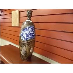 HAND CRAFTED TERRACATA VASE 17" TALL