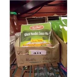 CASE OF CHOP SUEY MIX - WHEAT NOODLE SAUCE EACH CASE CONTAINS 24 X 50 GRAM PACKAGES.  RETAIL APPROX.