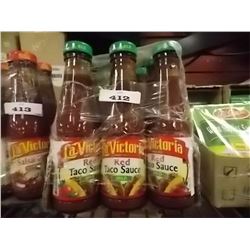 HOT SAUCE -"LA VICTORIA" - 6 X8 OZ - SALSA BRAVA -MILD