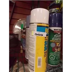 LOT OF SPRAY PAINT