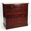 Image 1 : Victorian mahogany chest fitted two short a…