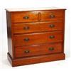 Image 1 : Edwardian walnut chest fitted two short abo…
