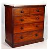 Image 1 : Victorian mahogany chest fitted two short a…