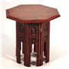 Image 1 : Japanese red and black lacquered octagonal …