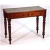 Image 1 : Small Victorian walnut writing table with t…