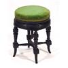 Image 1 : Victorian ebonised music stool with rising …