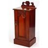 Image 1 : Edwardian carved walnut pot cupboard on a p…