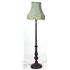 Image 1 : Good quality turned mahogany standard lamp …