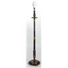 Image 1 : Japaned standard lamp on turned column hand…