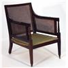 Image 1 : Victorian mahogany bergère chair with flora…