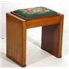 Image 1 : Art Deco walnut music stool the hinged seat…