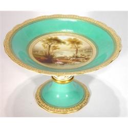 Early 19th century Coalport porcelain tazza…