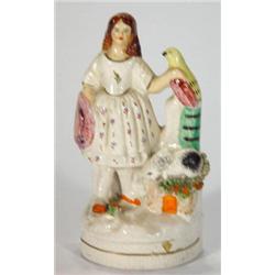 Hand painted Victorian Staffordshire figuri…