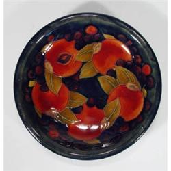Moorcroft plate hand painted and tube lined…
