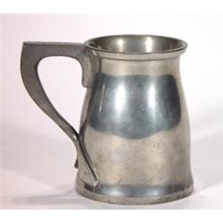 Asprey Cornish pewter tankard with split ha…
