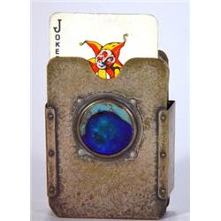 Silver plated Arts and Crafts card case the…