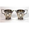 Image 1 : Pair of small WMF silver plated jugs with G…