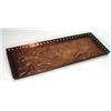 Image 1 : Rectangular Arts and Crafts copper tray emb…