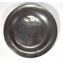 Just pewter Art Nouveau plate embossed with…