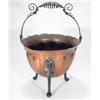Image 1 : Copper and iron Arts and Crafts coal bucket…