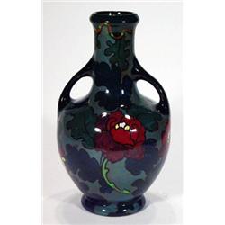 Twin handled Decoro Pottery vase, hand pain…