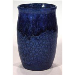 Mottled blue glazed Studio Pottery vase by …