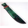 Image 1 : Green and red glazed Poole pottery dagger s…