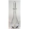 Image 1 : Slender Orrefors clear glass decanter and s…