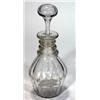 Image 1 : Georgian cut glass decanter with faceted si…