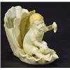 Image 1 : Continental seated porcelain boy in a shell…