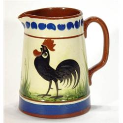 Longpark mottoware jug hand painted with a …