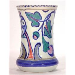 Glyn Collard Honiton pottery vase, hand pai…