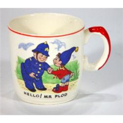 1950s Noddy nurseryware mug entitled 'Hello…