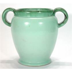 Green glazed Bourne Denby twin handled ston…
