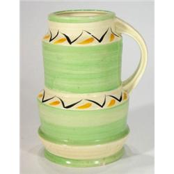 Crown Ducal Art Deco jug, hand painted with…
