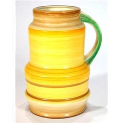 Crown Ducal Art Deco jug, hand painted with…