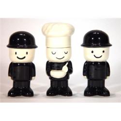 Spillers Homepride three piece cruet compri…