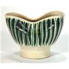 Image 1 : Rye pottery pinched vase, hand painted with…