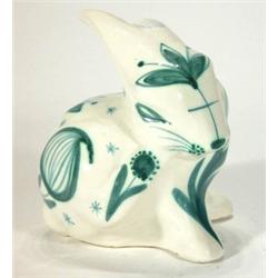 Rye pottery David Sharpe rabbit hand painte…