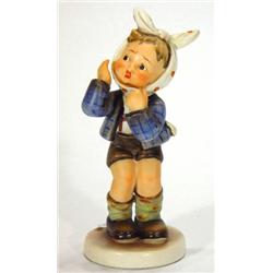 Hand painted Goebels Toothache boy in a blu…