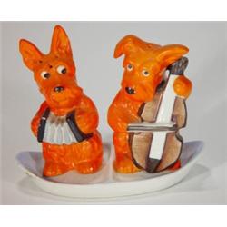 Hand painted Goebels orange terrier dog cru…