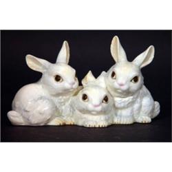Hand painted Goebels rabbit group, printed …